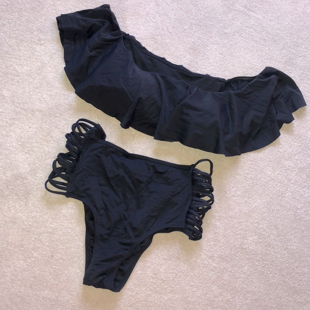 Fashion Nova High Waisted Bikini Set MED